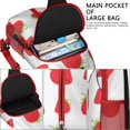 thumbnail image 4 of Sling Backpack Adjustable Shoulder StrapGym Cycling Travel Hiking Daypack for Men Women Travelers Strawberry, 4 of 6