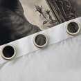 thumbnail image 4 of Feelyou Western Black Cat Black Out Curtains for Teens, Vintage Rose Flower Curtains Pack of 2 (42x63 Each), Hippie Gothic Animal Bedroom Curtains, Living Room Curtains Decor, 4 of 6