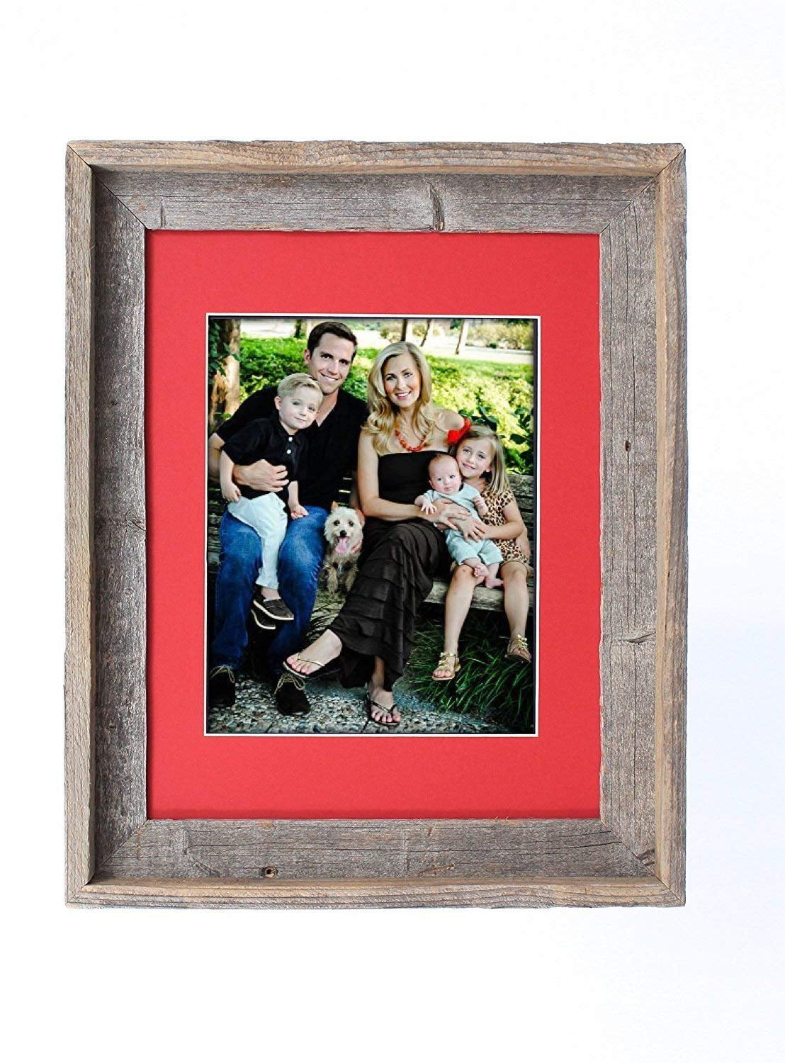 Barnwoodusa Reclaimed Open Artisan Picture Frame No Glass Or Backing 22x28 Weathered Gray