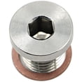 thumbnail image 5 of Alpha Rider Crankcase Engine Oil Drain Plug and Washer for Polaris RZR 570 800 900 1000, Sportsman 570 600 700 800 850, 5 of 5