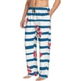 thumbnail image 2 of Bingfone Clown Fish Mens All Over Print Sleep Pajama Pants-Small, 2 of 9