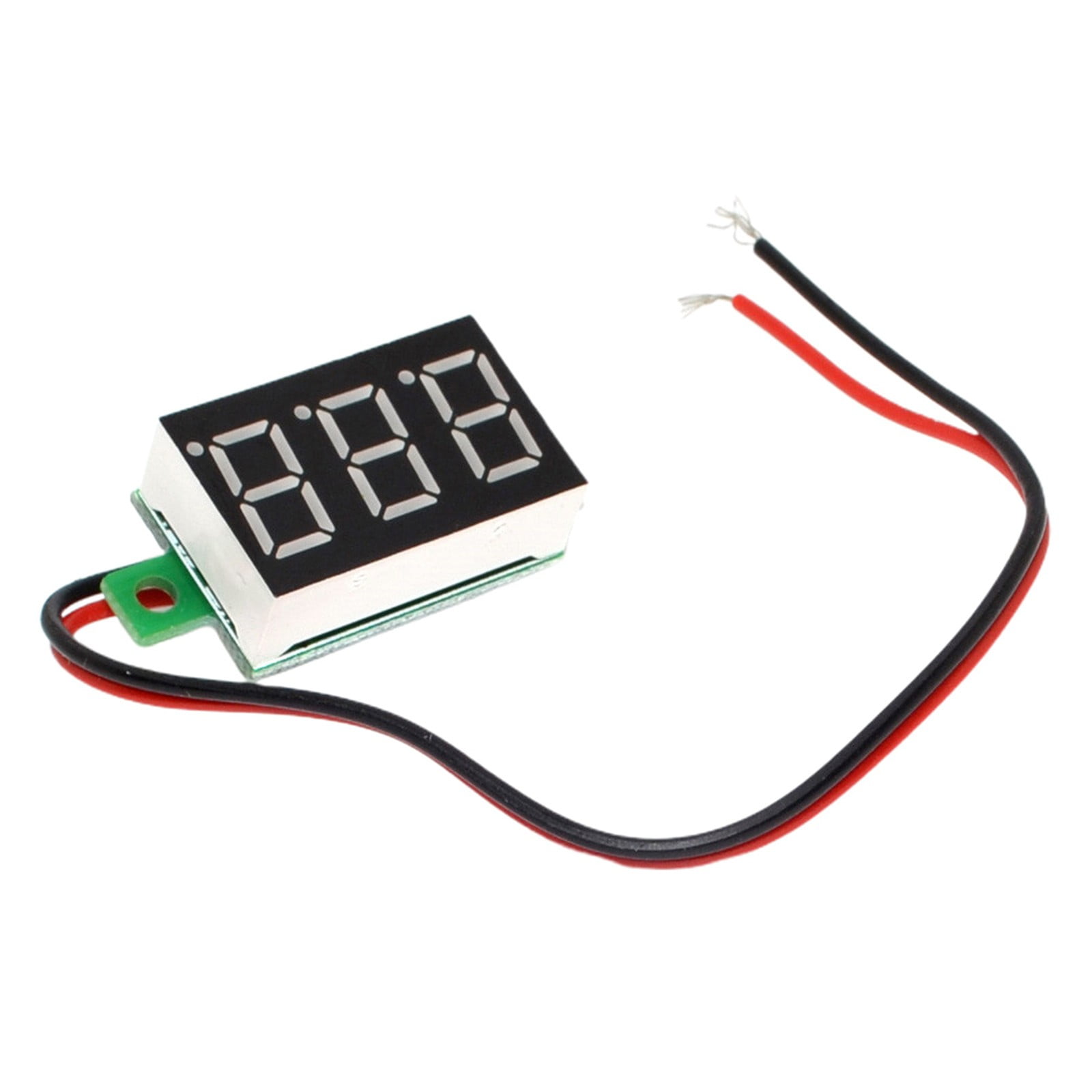 Cogfs Two line voltage gauge 0.36inch DC4.5V30V motorcycle voltage