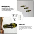 thumbnail image 3 of Wall Mounted Wine Rack with Premium Iron Material for Storage Black Color 3 Pcs 10x8 Inches, 3 of 6
