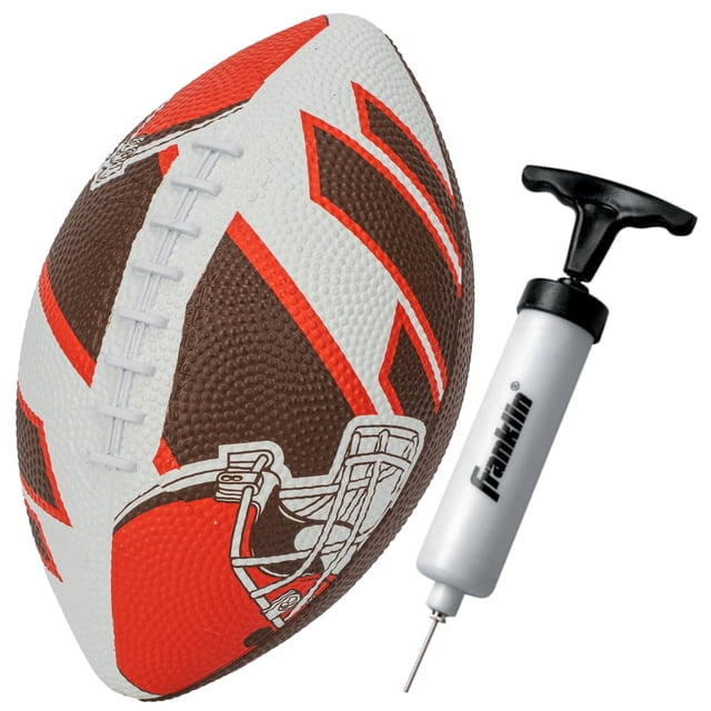 Balón de fútbol Franklin Sports NFL Cleveland Browns 8.5 pulgadas