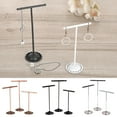 thumbnail image 3 of Wisewang 3 Pieces/Set Jewelry Display Stand T-shaped Holder Watch Organizer Black, 3 of 6