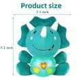 thumbnail image 4 of JBeeCtrl Toy for 1 Year Old Boy Light Up Musical Dinosaur Plush Toy Soft Stuffed Animal with 12 Songs & Sound Effects 1st Birthday Shower Gift Easter Basket Stuffer, 4 of 7