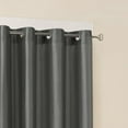 thumbnail image 3 of Mainstays Faux Silk Drapery Grommet Window Curtains Panel, 3 of 7