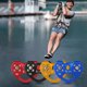 thumbnail image 3 of Protable 25KN Trolley Climbing Buckle Polea Speed ​​Roller In para deportes al aire libre Escalada Mosquetón Cable Trolley fit 8-13mm - Oro Sunnimix Polea doble de escalada, 3 of 7