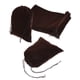 thumbnail image 1 of Uxcell 12 Pcs Bolsa de Terciopelo con Cierre de Cordón, 6.7 x 9 Pulgadas Bolsas de Terciopelo para Joyas, Regalos para Fiestas de Boda, Empaque y Almacenamiento de Joyas, Marrón, 1 of 7