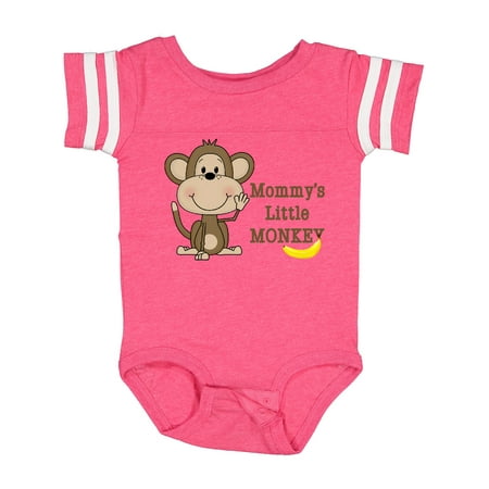 

Inktastic Mommy s Little Monkey Gift Baby Boy or Baby Girl Bodysuit