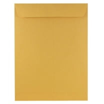 JAM Paper 9 x 12 Open End Catalog Envelopes, Brown Kraft Manila, 100 per Pack