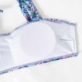 thumbnail image 5 of WREESH Women's 3-Piece Boho Floral Swimsuit Set , High-Waist Bikini & Kimono Cover-Up Quick-Dry Swimwear for Pool/Beach Purple, 5 of 9