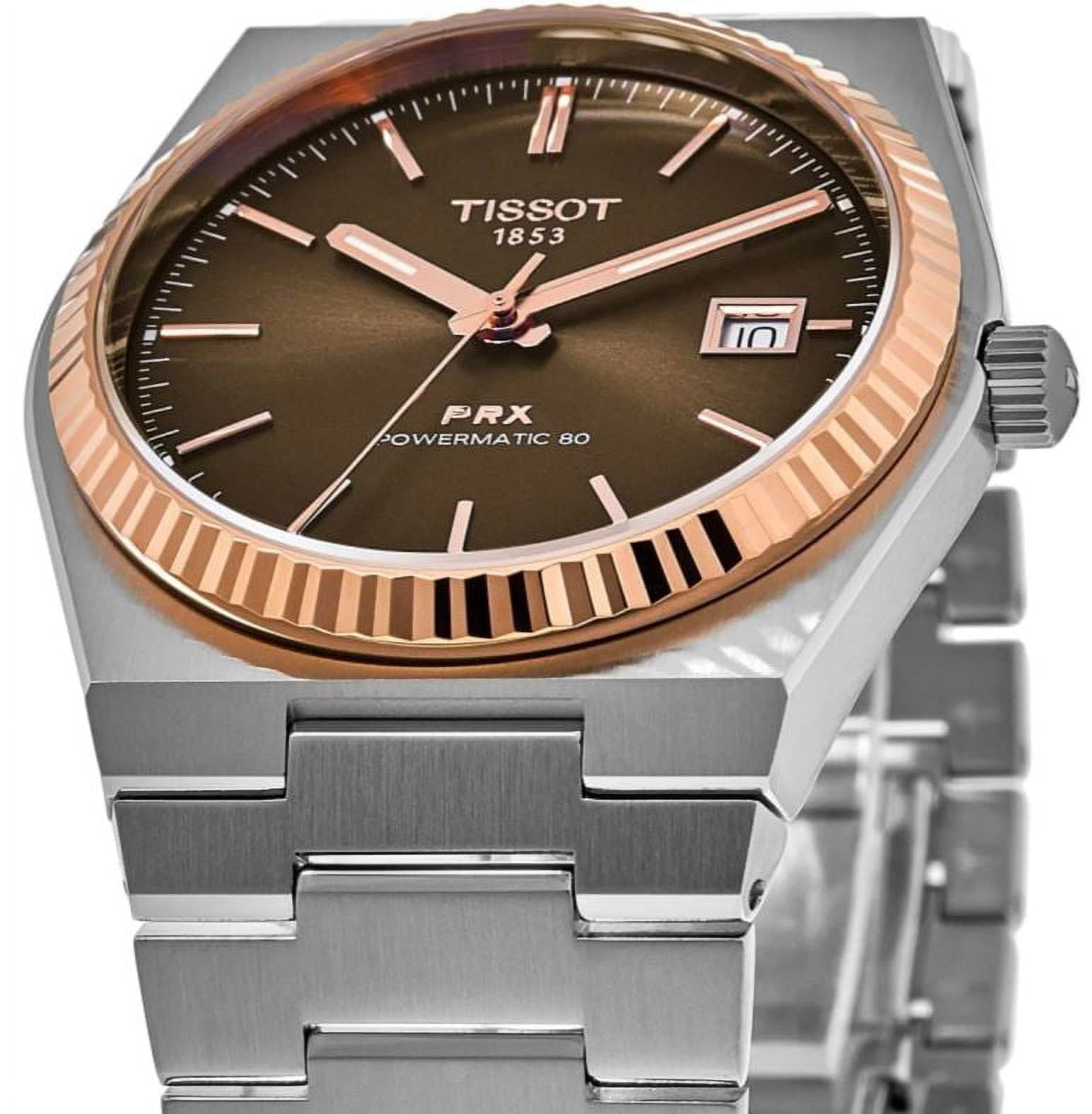 Tissot PRX Automatic Brown Dial Mens Watch Philippines Ubuy