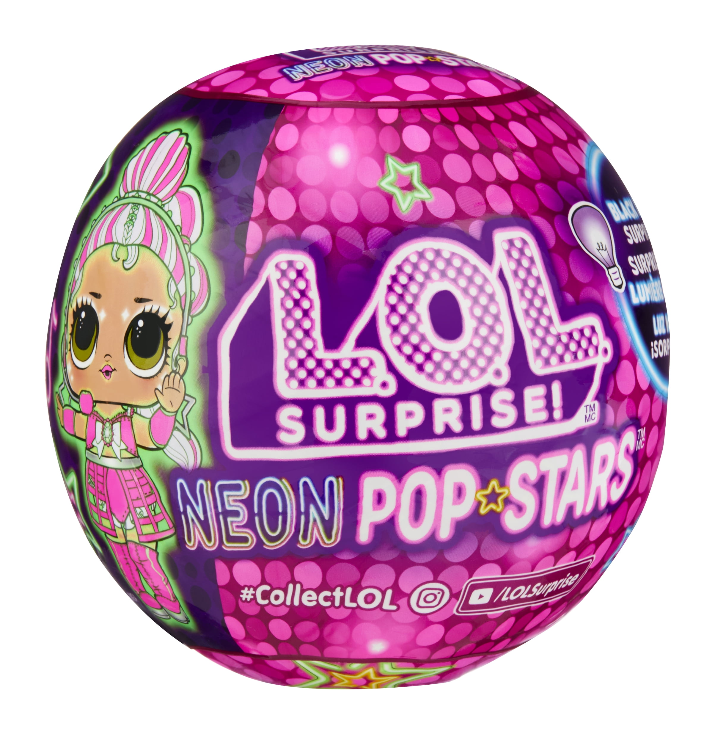 LOL Surprise Neon Pop Stars Tots Ages 4+