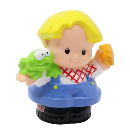 Replacement Part for Collectible Fisher-Price Little People Animal Sounds Stable Farm Playset B8797 - Replacement Farmer Eddie Figure With Frog