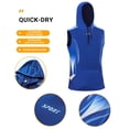 thumbnail image 4 of Noric Men's Sleeveless Hooded Athletic Tank Top Print Workout Shirt with Pocket, Casual Sport Muscle Tee for Gym Runing, 4 of 9