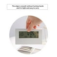 thumbnail image 5 of Latrodar Digital Alarm Clock With LCD Weather Display High Durability Management Reminder White Home Essentials, 5 of 5
