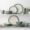 thumbnail image 2 of Noritake Colorwave Green 16-Piece Curve Dinnerware Set, Service for 4, 2 of 7