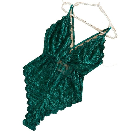 

Teddies Dark Green Plus Size Sexy Lingerie (Women s)