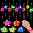 thumbnail image 7 of BESTSKY Kids Party Favors 12 Pack Goodie Bag Stuffers Led Light Up Fidget Bracelet Glow in the Dark Party Supplies Return Gifts for Kids Birthday Valentines Halloween Christmas Party Favors, 7 of 7