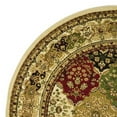 thumbnail image 4 of SAFAVIEH Lyndhurst Oliva Traditional Bordered Area Rug, Multi/Ivory, 5'3" x 5'3" Round, 4 of 5