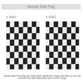 thumbnail image 3 of Black White Checkerboard Garden Flag Double Sided 12 x 18 Inch Outside Yard Decoration Outdoor Flag, 3 of 6