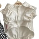thumbnail image 1 of Summer Cute Pet Plaid Striped Suspender Skirt Hat Vest Small Dog Dog Summer Dog Dress Cothes Bichon Teddy Pomeranian Yorkshire ShopWise Round, 1 of 9