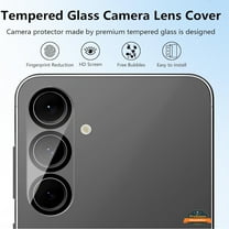 For Samsung Galaxy S25 /S24 Camera Lens Protector HD Clear Back Camera Protector Tempered Glass, Case Friendly, Ultra-Thin, Easy Installation Cover, XPM Protector [Clear]