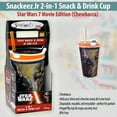 thumbnail image 4 of Snackeez Jr Copa 2 en 1 Drinkware Combo Snack & Drink Star Wars 7 Movie Edition Chewbacca, 4 of 4