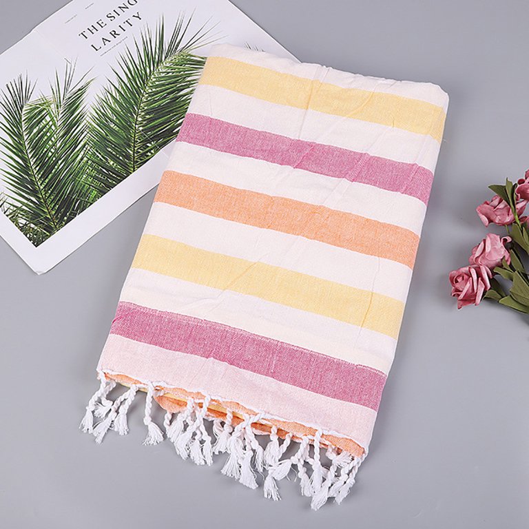 Beach Haus Dotted Turkish Bath / Pool Towel - Dusty Rose