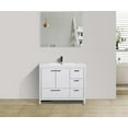 thumbnail image 3 of Alma Allier 42" Natural Wood Finish With Integrated Sink / Right Side Drawers, 3 of 9