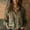 Khaki, variant on Xunmmm Womens Cotton Shirt Long Sleeve Blouse Exotic Style Printed Button Down Shirts Casual Tops Black