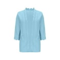 thumbnail image 4 of 3/4 Sleeve Cardigans for Women Trendy Lightweight Casual Tops Outfits Loose Lace Open Front Cardigan Fall Outwear, 4 of 6
