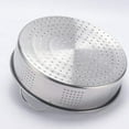 thumbnail image 4 of Stainless Steel Steamer Basket Thicken Food Steamer Basket for Steaming Sum Dumplings Buns Vegetables Meat Fish Rice, 4 of 4