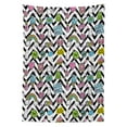 thumbnail image 3 of Ambesonne Chill Tablecloth Rectangular Table Cover, Zigzag Colorful, 60"x84", Multicolor, 3 of 4