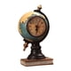 thumbnail image 1 of Reloj de escritorio con forma de globo terráqueo, reloj de mesa, adorno decorativo de arte coleccionable Azul, 1 of 9