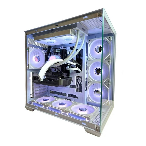 TECHBYTES Beast | Custom Gaming PC | RTX 5060 | Intel i7 12700kf 3.6GHz (5.0GHz Turbo) | DDR5 32GB Ram 5600MHz| 1TB NVMeSSD | 600W Gold PSU | Wi-Fi | Win 11 PRO | White