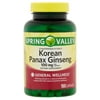 Spring Valley Korean Panax Ginseng Extract Capsules, 100 mg, 150 Ct