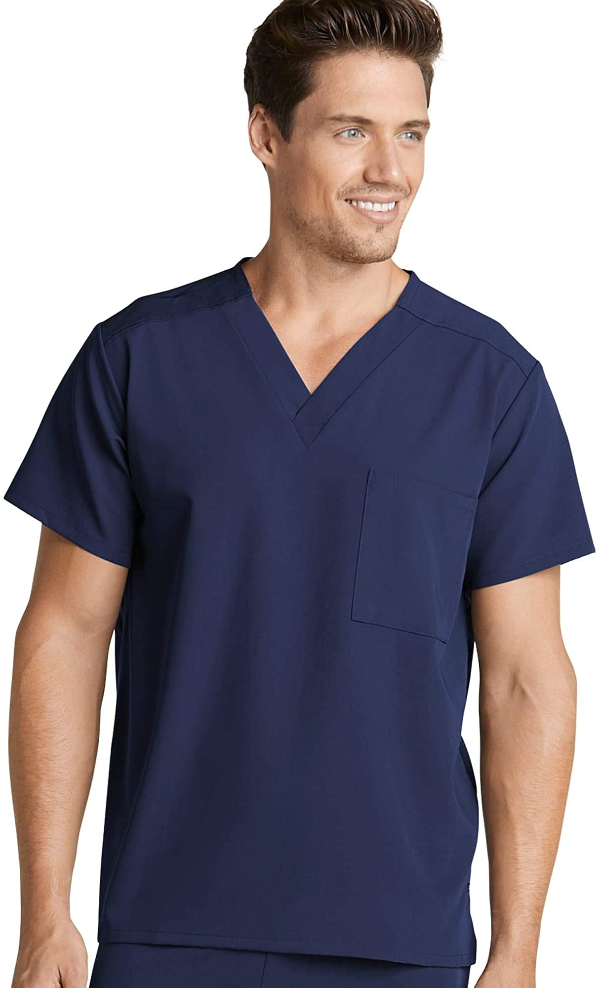 Jockey Womens Scrubs Classic Unisex One Pocket Stretch Scrub Top
