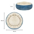thumbnail image 2 of Cama Para Perro Importadora La Merced Circular Con Borrega Chica Rosa Malva Base Con Goma Antiderrapante, 2 of 3