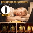 thumbnail image 3 of BEEPRINCESS Candle Warmer Lamp, 2/4/8H Timer, Dimmable, Adjustable Height, Gold Glass Shade, 2 Bulbs, 3 of 7
