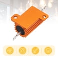 thumbnail image 3 of 3 Pcs Boîtier Résistant 25W 0.5 Ohm 5 % Aluminium, Châssis à Vis Enroulé, Or, 3 of 6