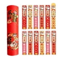 thumbnail image 1 of Enveloppes Rouges Nouvel An 2026 Dessin Animé Chanceux Tirage Vœux Sacs d'Argent Rouges Meilleur Paquet, 1 of 8