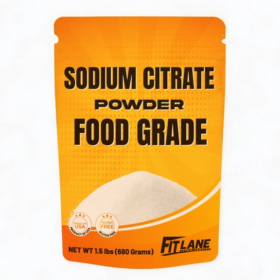 Sodium Citrate Powder 1.5 lbs – Food Grade Thickener For Cooking, Baking and Cheese – Premium Emulsifier – By Fit Lane Nutrition