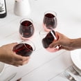 thumbnail image 3 of Modern 18 oz Copper Stemless Wine Glasses, MyGift Set of 6, 3 of 6