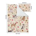 thumbnail image 5 of Pitbull Dog and Flower Floral Duvet Cover and Pillowcase Set for Single Bedding, Bedroom Accessories for Kids Teens, 5 of 5