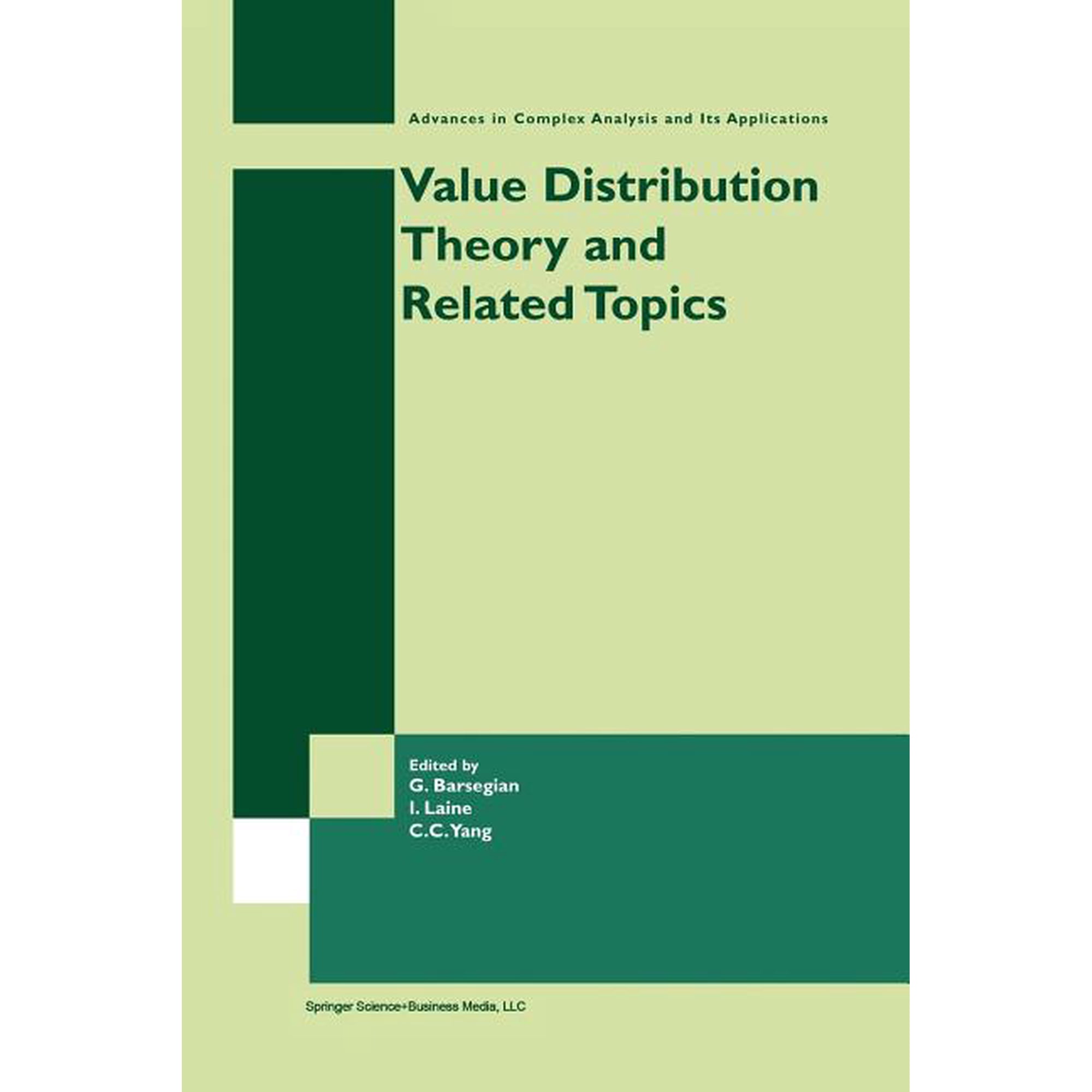 Advances in Complex Analysis and Its App Value Distribution Theory and Related Topics, Book 3, (Paperback)