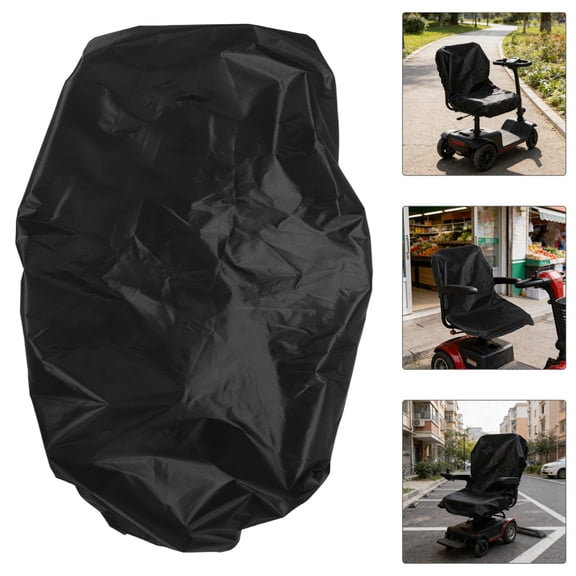 BESTYASH Black Waterproof Seat Cover for Mobility Wheelchair Cushion