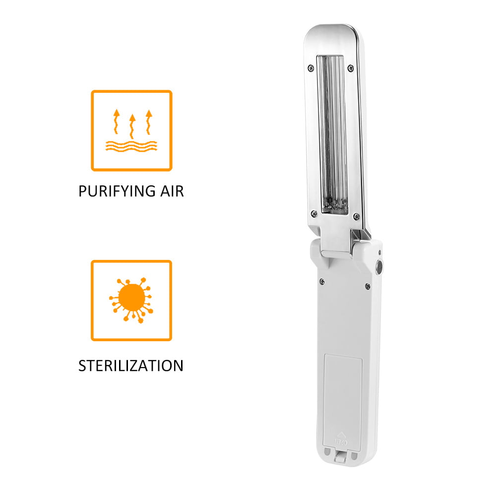Portable UVC Germicidal Lamp Home Travel Disinfection USB UV Light sterilizer,