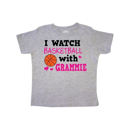 

Inktastic I Watch Basketball with Grammie Gift Toddler Toddler Girl T-Shirt